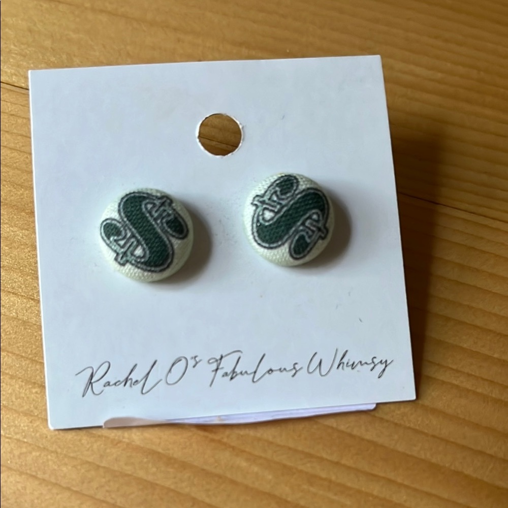 Green $$$ Earrings